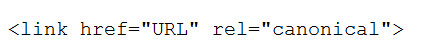 HTML канонический тег